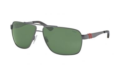 Image of Polo PH3088 Single Vision Prescription Sunglasses PH3088-915771-65 - Lens Diameter 65 mm, Frame Color Shiny Dark Gunmetal