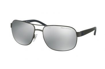 Image of Polo PH3093 Bifocal Prescription Sunglasses PH3093-9157Z3-62 - Lens Diameter 62 mm, Frame Color Matte Dark Gunmetal