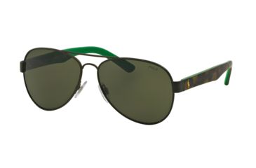Image of Polo PH3096 Single Vision Prescription Sunglasses PH3096-900571-59 - Lens Diameter 59 mm, Frame Color Camo Green