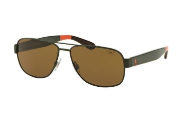 Image of Polo PH3097 Single Vision Prescription Sunglasses PH3097-930673-59 - Lens Diameter 59 mm, Frame Color Matte Olive Green