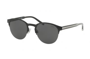Image of Polo PH3099 Progressive Prescription Sunglasses PH3099-926787-51 - Lens Diameter 51 mm, Frame Color Semishiny Black