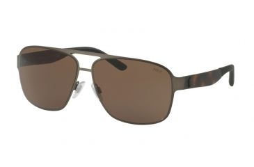 Image of Polo PH3105 Single Vision Prescription Sunglasses PH3105-912573-62 - Lens Diameter 62 mm, Frame Color Matte Brown