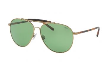 Image of Polo PH3106 Progressive Prescription Sunglasses PH3106-911671-60 - Lens Diameter 60 mm, Frame Color Pale Gold