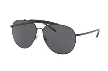 Image of Polo PH3106 Progressive Prescription Sunglasses PH3106-926787-60 - Lens Diameter 60 mm, Frame Color Semishiny Black