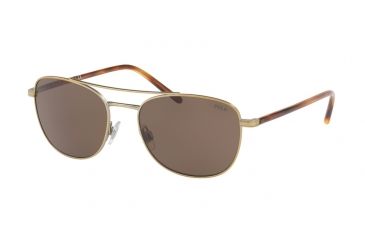 Image of Polo PH3107 Progressive Prescription Sunglasses PH3107-911673-55 - Lens Diameter 55 mm, Frame Color Semi Shiny Pale Gold