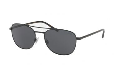 Image of Polo PH3107 Progressive Prescription Sunglasses PH3107-926787-55 - Lens Diameter 55 mm, Frame Color Semishiny Black