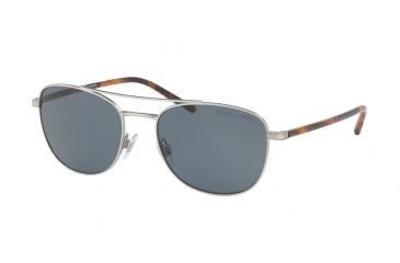 Image of Polo PH3107 Progressive Prescription Sunglasses PH3107-932681-55 - Lens Diameter 55 mm, Frame Color Aged Silver