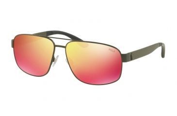 Image of Polo PH3112 Single Vision Prescription Sunglasses PH3112-90056Q-62 - Lens Diameter 62 mm, Frame Color Semishiny Olive