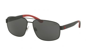 Image of Polo PH3112 Single Vision Prescription Sunglasses PH3112-903887-62 - Lens Diameter 62 mm, Frame Color Matte Black