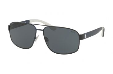 Image of Polo PH3112 Single Vision Prescription Sunglasses PH3112-930387-62 - Lens Diameter 62 mm, Frame Color Matte Navy Blue