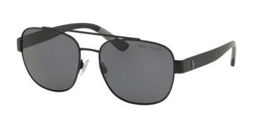 Image of Polo PH3119 Prescription Sunglasses, 58mm, Matte Black, PH3119-903881-58-SV