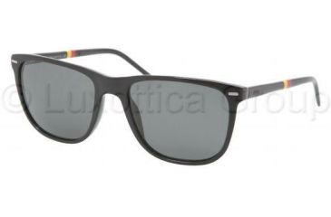 Image of Polo PH4064 Single Vision Prescription Sunglasses PH4064-500187-5418 - Lens Diameter 54 mm, Frame Color Shiny Black