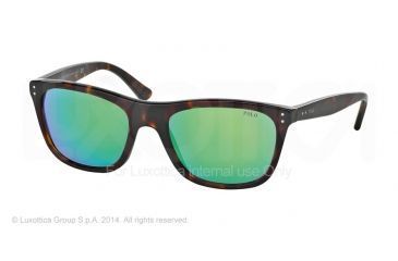 Image of Polo PH4071 Single Vision Prescription Sunglasses PH4071-50033R-55 - Lens Diameter 55 mm, Frame Color Dark Havana