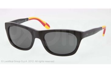 Image of Polo PH4077 Progressive Prescription Sunglasses PH4077-500187-54 - Lens Diameter 54 mm, Lens Diameter 54 mm, Frame Color Black