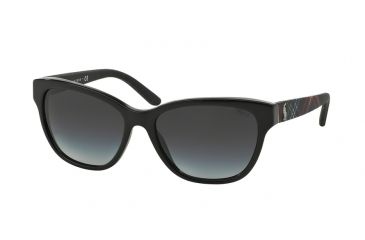 Image of Polo PH4093 Single Vision Prescription Sunglasses PH4093-54998G-56 - Lens Diameter 56 mm, Frame Color Black