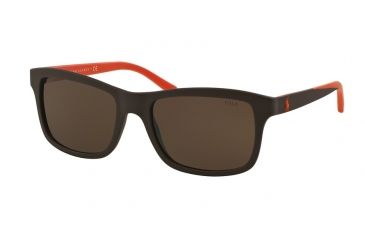 Image of Polo PH4095 Bifocal Prescription Sunglasses PH4095-552673-57 - Lens Diameter 57 mm, Frame Color Matte Brown
