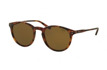 Image of Polo PH4110 Progressive Prescription Sunglasses PH4110-501773-50 - Lens Diameter 50 mm, Frame Color Shiny Havana Jerry