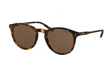 Image of Polo PH4110 Progressive Prescription Sunglasses PH4110-513473-50 - Lens Diameter 50 mm, Frame Color Shiny Antique Havana