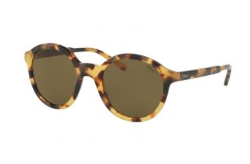 Image of Polo PH4112 Single Vision Prescription Sunglasses PH4112-500473-50 - Lens Diameter 50 mm, Frame Color Shiny Spotty Havana