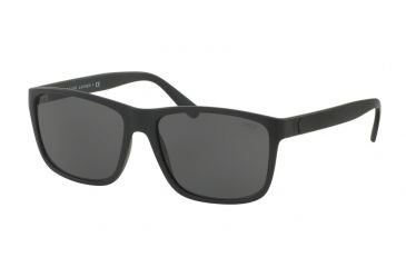 Image of Polo PH4113 Progressive Prescription Sunglasses PH4113-528487-57 - Lens Diameter 57 mm, Frame Color Matte Black