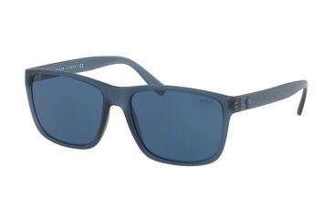 Image of Polo PH4113 Progressive Prescription Sunglasses PH4113-561280-57 - Lens Diameter 57 mm, Frame Color Matte Navy Blue