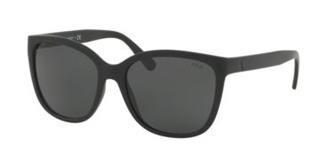 Image of Polo PH4114 Progressive Prescription Sunglasses PH4114-528487-55 - Lens Diameter 55 mm, Frame Color Matte Black