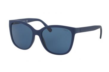Image of Polo PH4114 Progressive Prescription Sunglasses PH4114-561180-55 - Lens Diameter 55 mm, Frame Color Matte Blue