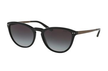 Image of Polo PH4118 Sunglasses 50018G-55 - Black Frame, Grey Gradient Lenses