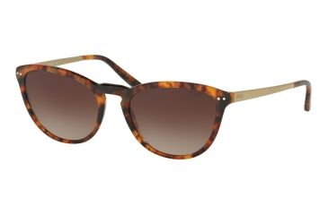 Image of Polo PH4118 Sunglasses 501713-55 - Shiny Jerry Tortoise Frame, Brown Gradient Lenses