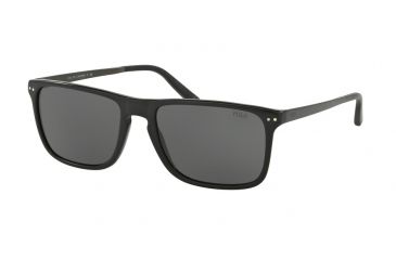 Image of Polo PH4119 Single Vision Prescription Sunglasses PH4119-500187-56 - Lens Diameter 56 mm, Frame Color Vintage Black