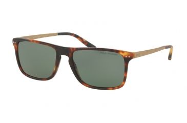 Image of Polo PH4119 Single Vision Prescription Sunglasses PH4119-53519A-56 - Lens Diameter 56 mm, Frame Color Tortoise Jerry Vintage