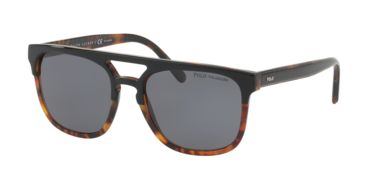 Image of Polo PH4125 Single Vision Prescription Sunglasses PH4125-526081-54 - Lens Diameter 54 mm, Frame Color Shiny Top Black On Jerry