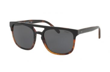 Image of Polo PH4125 Single Vision Prescription Sunglasses PH4125-526087-54 - Lens Diameter 54 mm, Frame Color Top Black On Jerry Havana