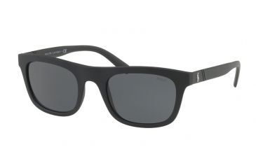 Image of Polo PH4126 Single Vision Prescription Sunglasses PH4126-528487-54 - Lens Diameter 54 mm, Frame Color Matte Black