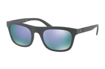 Image of Polo PH4126 Single Vision Prescription Sunglasses PH4126-56354V-54 - Lens Diameter 54 mm, Frame Color Matte Grey