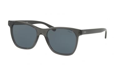 Image of Polo PH4128 Bifocal Prescription Sunglasses PH4128-553687-54 - Lens Diameter 54 mm, Frame Color Dark Transparent Grey