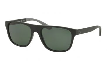 Image of Polo PH4131 Progressive Prescription Sunglasses PH4131-52849A-57 - Lens Diameter 57 mm, Frame Color Matte Black