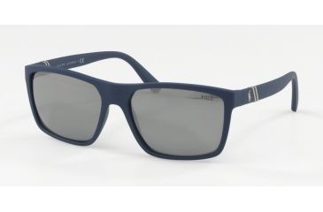 Image of Polo PH4133 Bifocal Prescription Sunglasses, 59mm, Matte Navy Blue, PH4133-56186G-59-BI