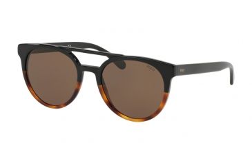 Image of Polo PH4134 Prescription Sunglasses, 53mm, Black On Tortoise, PH4134-558173-53-SV
