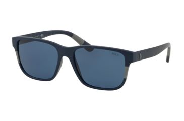 Image of Polo PH4137 Prescription Sunglasses, 57mm, Matte Blue Grey, PH4137-559080-57-SV