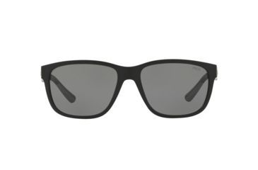 Image of Polo PH4142 Progressive Prescription Sunglasses, 57mm, Matte Black, PH4142-528487-57-PRO