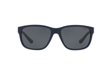 Image of Polo PH4142 Progressive Prescription Sunglasses, 57mm, Matte Navy Blue, PH4142-573387-57-PRO