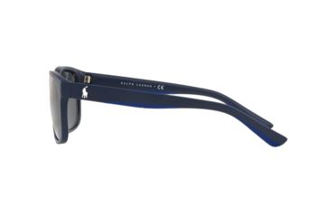 Image of Polo PH4142 Progressive Prescription Sunglasses, 57mm, Matte Navy Blue, PH4142-573387-57-PRO