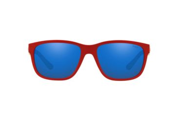 Image of Polo PH4142 Progressive Prescription Sunglasses, 57mm, Matte Red, PH4142-573455-57-PRO
