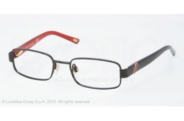 Image of Polo PP8025 Progressive Prescription Eyeglasses 107-45 - Shiny Black Frame