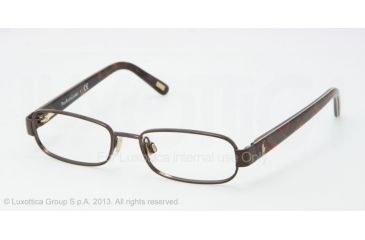 Image of Polo PP8028 PP8028 Progressive Prescription Eyeglasses 104-44 - Brown Frame