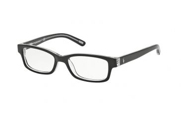 Image of Polo PP8518 PP8518 Progressive Prescription Eyeglasses 541-46 - Black/Crystal Frame