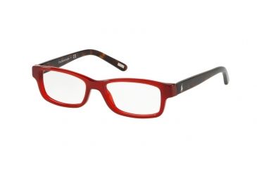Image of Polo PP8518 PP8518 Progressive Prescription Eyeglasses, 46mm, Opalin Red, PP8518-5693-46-PRO