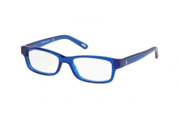 Image of Polo PP8518 PP8518 Progressive Prescription Eyeglasses, 46mm, Trasparent Blue, PP8518-5694-46-PRO