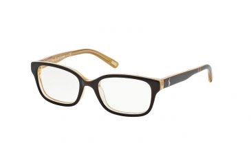 Image of Polo PP8520 Eyeglass Frames 1244-46 - Brown/Mustard Frame